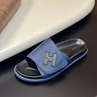Cheap Hermes Slippers For Men #1340208 Replica Wholesale [$82.00 USD] [ITEM#1340208] on Replica Hermes Slippers