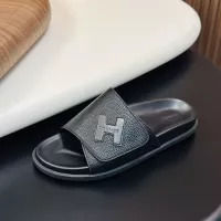 Cheap Hermes Slippers For Men #1340209 Replica Wholesale [$82.00 USD] [ITEM#1340209] on Replica Hermes Slippers