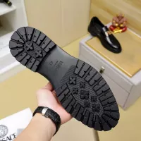Cheap Versace Leather Shoes For Men #1340214 Replica Wholesale [$88.00 USD] [ITEM#1340214] on Replica Versace Leather Shoes