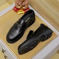Cheap Prada Leather Shoes For Men #1340217 Replica Wholesale [$88.00 USD] [ITEM#1340217] on Replica Prada Leather Shoes