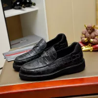 Cheap Prada Leather Shoes For Men #1340218 Replica Wholesale [$88.00 USD] [ITEM#1340218] on Replica Prada Leather Shoes