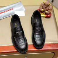 Cheap Prada Leather Shoes For Men #1340218 Replica Wholesale [$88.00 USD] [ITEM#1340218] on Replica Prada Leather Shoes