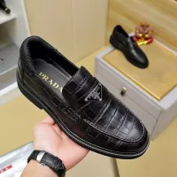 Cheap Prada Leather Shoes For Men #1340218 Replica Wholesale [$88.00 USD] [ITEM#1340218] on Replica Prada Leather Shoes
