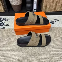 Cheap Hermes Slippers For Men #1340329 Replica Wholesale [$60.00 USD] [ITEM#1340329] on Replica Hermes Slippers