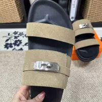 Cheap Hermes Slippers For Men #1340329 Replica Wholesale [$60.00 USD] [ITEM#1340329] on Replica Hermes Slippers