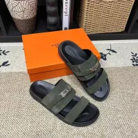 Cheap Hermes Slippers For Men #1340332 Replica Wholesale [$60.00 USD] [ITEM#1340332] on Replica Hermes Slippers