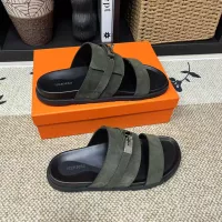 Cheap Hermes Slippers For Men #1340332 Replica Wholesale [$60.00 USD] [ITEM#1340332] on Replica Hermes Slippers