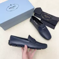 Cheap Prada Leather Shoes For Men #1340355 Replica Wholesale [$125.00 USD] [ITEM#1340355] on Replica Prada Leather Shoes
