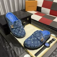 Cheap Louis Vuitton Slippers For Men #1340396 Replica Wholesale [$80.00 USD] [ITEM#1340396] on Replica Louis Vuitton Slippers