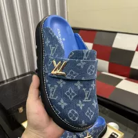 Cheap Louis Vuitton Slippers For Men #1340396 Replica Wholesale [$80.00 USD] [ITEM#1340396] on Replica Louis Vuitton Slippers
