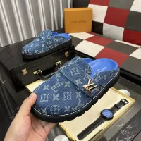 Cheap Louis Vuitton Slippers For Men #1340396 Replica Wholesale [$80.00 USD] [ITEM#1340396] on Replica Louis Vuitton Slippers