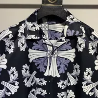 Cheap Chrome Hearts Shirts Short Sleeved For Men #1340450 Replica Wholesale [$40.00 USD] [ITEM#1340450] on Replica Chrome Hearts Shirts