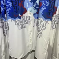 Cheap Fendi Shirts Long Sleeved For Men #1340451 Replica Wholesale [$41.00 USD] [ITEM#1340451] on Replica Fendi Shirts