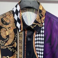 Cheap Versace Shirts Long Sleeved For Men #1340463 Replica Wholesale [$41.00 USD] [ITEM#1340463] on Replica Versace Shirts