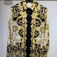 Cheap Versace Shirts Long Sleeved For Men #1340477 Replica Wholesale [$41.00 USD] [ITEM#1340477] on Replica Versace Shirts