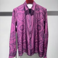 Cheap Versace Shirts Long Sleeved For Men #1340488 Replica Wholesale [$41.00 USD] [ITEM#1340488] on Replica Versace Shirts