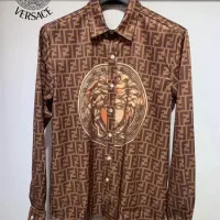Cheap Versace Shirts Long Sleeved For Men #1340491 Replica Wholesale [$41.00 USD] [ITEM#1340491] on Replica Versace Shirts