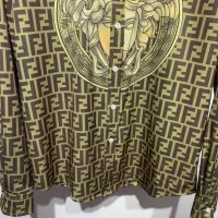 Cheap Versace Shirts Long Sleeved For Men #1340492 Replica Wholesale [$41.00 USD] [ITEM#1340492] on Replica Versace Shirts