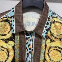 Cheap Versace Shirts Long Sleeved For Men #1340495 Replica Wholesale [$41.00 USD] [ITEM#1340495] on Replica Versace Shirts