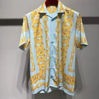 Cheap Versace Shirts Short Sleeved For Men #1340498 Replica Wholesale [$40.00 USD] [ITEM#1340498] on Replica Versace Shirts