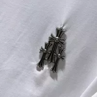 Cheap Chrome Hearts T-Shirts Short Sleeved For Unisex #1340579 Replica Wholesale [$38.00 USD] [ITEM#1340579] on Replica Chrome Hearts T-Shirts