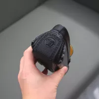 Cheap Versace Leather Shoes For Men #1340935 Replica Wholesale [$76.00 USD] [ITEM#1340935] on Replica Versace Leather Shoes