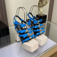 Cheap Versace Sandal For Women #1340955 Replica Wholesale [$102.00 USD] [ITEM#1340955] on Replica Versace Sandal