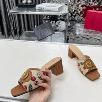 Cheap Valentino Slippers For Women #1340974 Replica Wholesale [$88.00 USD] [ITEM#1340974] on Replica Valentino Slippers