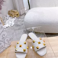 Cheap Valentino Slippers For Women #1340980 Replica Wholesale [$88.00 USD] [ITEM#1340980] on Replica Valentino Slippers