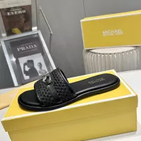 Cheap Michael Kors Slippers For Women #1341004 Replica Wholesale [$76.00 USD] [ITEM#1341004] on Replica Michael Kors Slippers