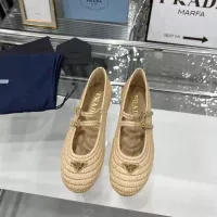 Cheap Prada Flat Shoes For Women #1341020 Replica Wholesale [$122.00 USD] [ITEM#1341020] on Replica Prada Flat Shoes
