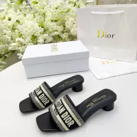 Cheap Christian Dior Slippers For Women #1341029 Replica Wholesale [$82.00 USD] [ITEM#1341029] on Replica Christian Dior Slippers