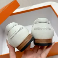 Cheap Hermes Leather Shoes For Women #1341207 Replica Wholesale [$125.00 USD] [ITEM#1341207] on Replica Hermes Leather Shoes