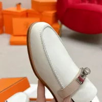 Cheap Hermes Leather Shoes For Women #1341208 Replica Wholesale [$125.00 USD] [ITEM#1341208] on Replica Hermes Leather Shoes