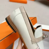 Cheap Hermes Leather Shoes For Women #1341208 Replica Wholesale [$125.00 USD] [ITEM#1341208] on Replica Hermes Leather Shoes