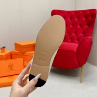 Cheap Hermes Leather Shoes For Women #1341208 Replica Wholesale [$125.00 USD] [ITEM#1341208] on Replica Hermes Leather Shoes