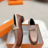 Cheap Hermes Leather Shoes For Women #1341209 Replica Wholesale [$125.00 USD] [ITEM#1341209] on Replica Hermes Leather Shoes