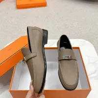 Cheap Hermes Leather Shoes For Women #1341210 Replica Wholesale [$125.00 USD] [ITEM#1341210] on Replica Hermes Leather Shoes