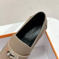 Cheap Hermes Leather Shoes For Women #1341210 Replica Wholesale [$125.00 USD] [ITEM#1341210] on Replica Hermes Leather Shoes