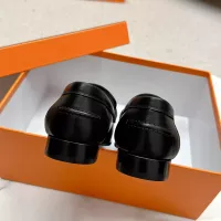 Cheap Hermes Leather Shoes For Women #1341213 Replica Wholesale [$125.00 USD] [ITEM#1341213] on Replica Hermes Leather Shoes