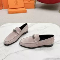 Cheap Hermes Leather Shoes For Women #1341215 Replica Wholesale [$125.00 USD] [ITEM#1341215] on Replica Hermes Leather Shoes