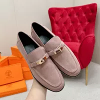 Cheap Hermes Leather Shoes For Women #1341216 Replica Wholesale [$125.00 USD] [ITEM#1341216] on Replica Hermes Leather Shoes