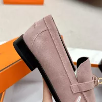 Cheap Hermes Leather Shoes For Women #1341216 Replica Wholesale [$125.00 USD] [ITEM#1341216] on Replica Hermes Leather Shoes