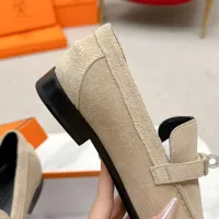 Cheap Hermes Leather Shoes For Women #1341217 Replica Wholesale [$125.00 USD] [ITEM#1341217] on Replica Hermes Leather Shoes