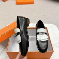 Cheap Hermes Leather Shoes For Women #1341219 Replica Wholesale [$125.00 USD] [ITEM#1341219] on Replica Hermes Leather Shoes