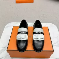 Cheap Hermes Leather Shoes For Women #1341219 Replica Wholesale [$125.00 USD] [ITEM#1341219] on Replica Hermes Leather Shoes