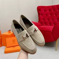 Cheap Hermes Leather Shoes For Women #1341221 Replica Wholesale [$125.00 USD] [ITEM#1341221] on Replica Hermes Leather Shoes