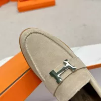 Cheap Hermes Leather Shoes For Women #1341221 Replica Wholesale [$125.00 USD] [ITEM#1341221] on Replica Hermes Leather Shoes