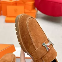 Cheap Hermes Leather Shoes For Women #1341222 Replica Wholesale [$125.00 USD] [ITEM#1341222] on Replica Hermes Leather Shoes
