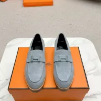 Cheap Hermes Leather Shoes For Women #1341223 Replica Wholesale [$125.00 USD] [ITEM#1341223] on Replica Hermes Leather Shoes